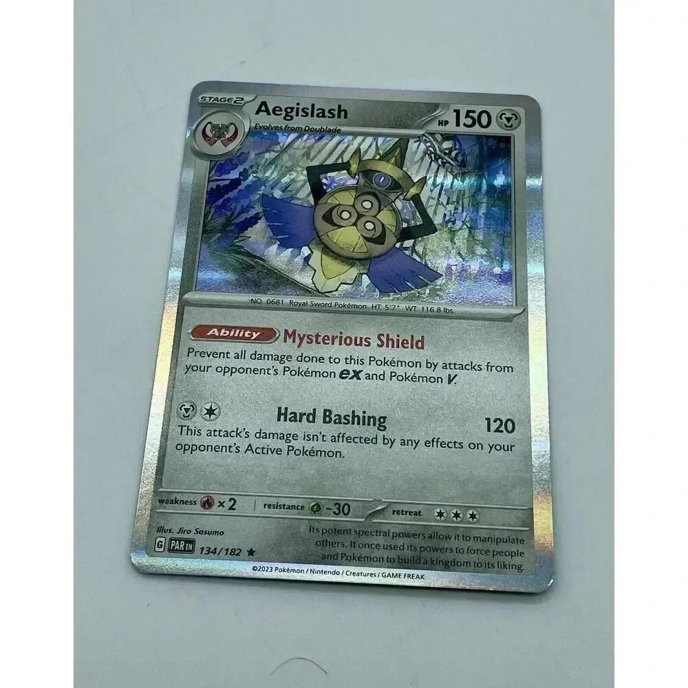 Aegislash 134/182 Paradox Rift Holo Pokémon‎ TCG Rare Mint Unplayed